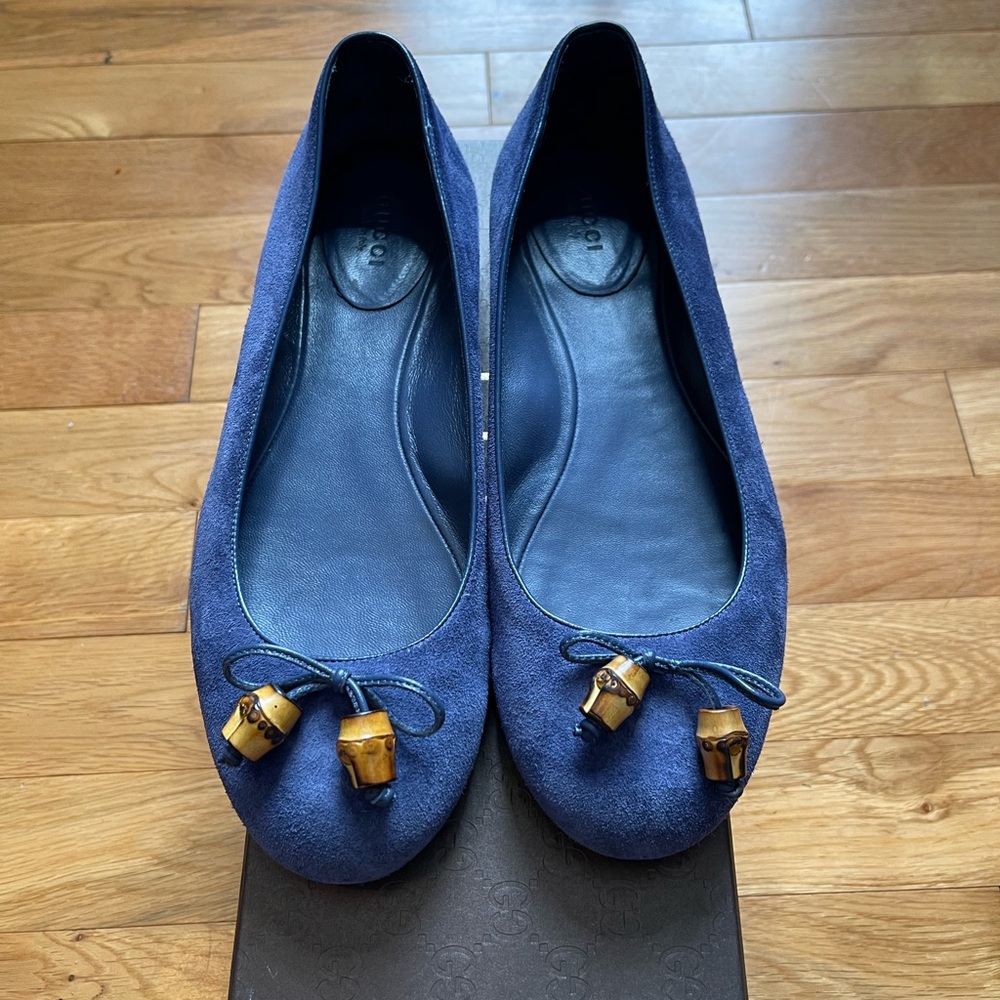 Authentic Gucci Uniform Blue Shoe